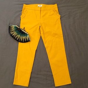 Mustard Yellow Pants (Ankle-Length)
